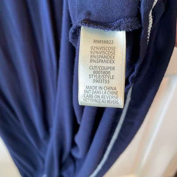 Max Studio Crochet Trim Knit A-line Dress - Picture 6 of 6